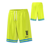 Basketball Shorts Hoops - Neon Yellow